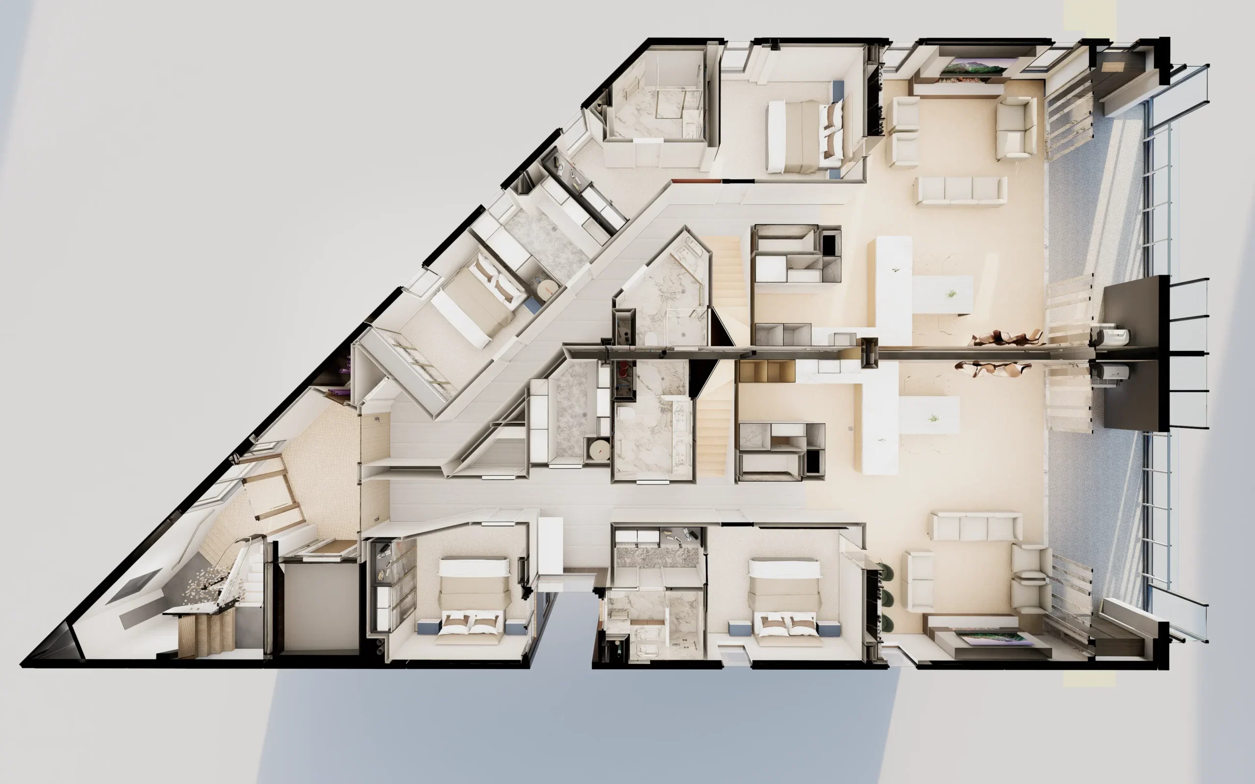 Fourth Floor-Penthouse L1